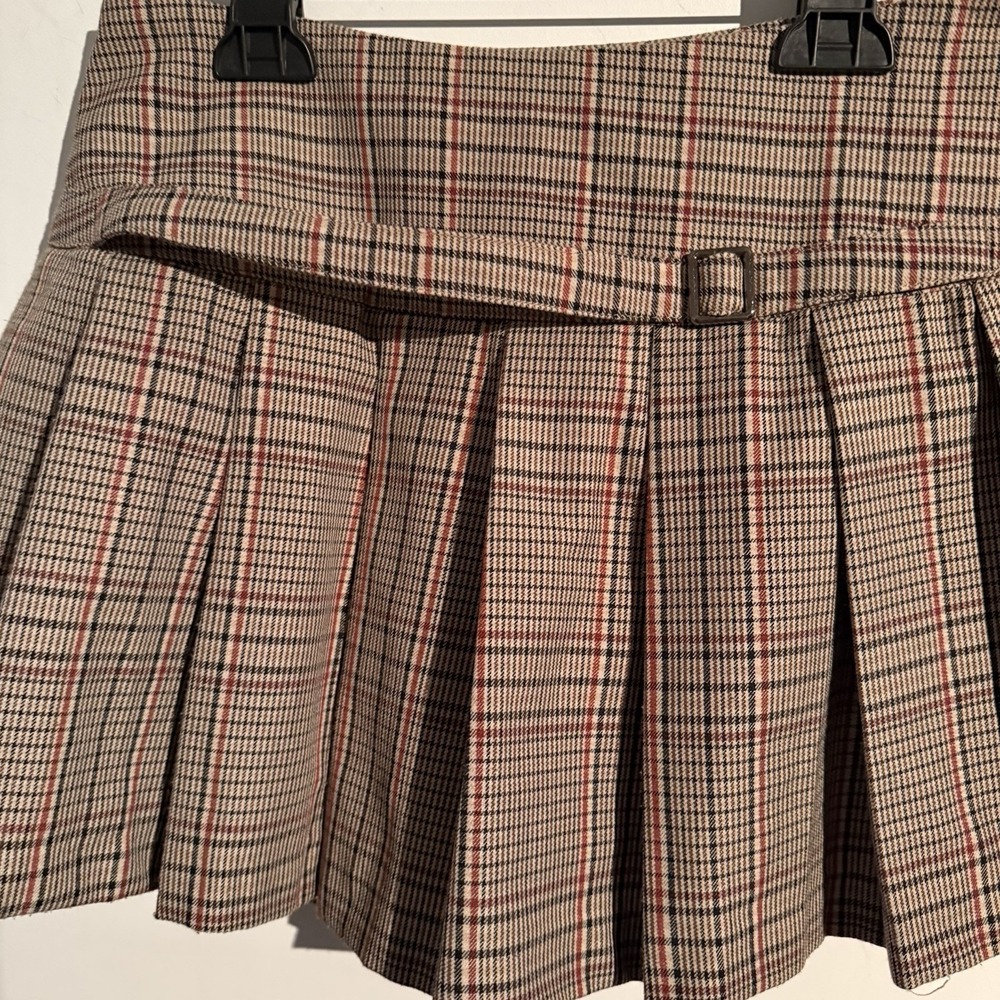 Y2K altar'd state Small School Girl Plaid Skirt Pleated Preppy Tartan - Picture 2 of 5